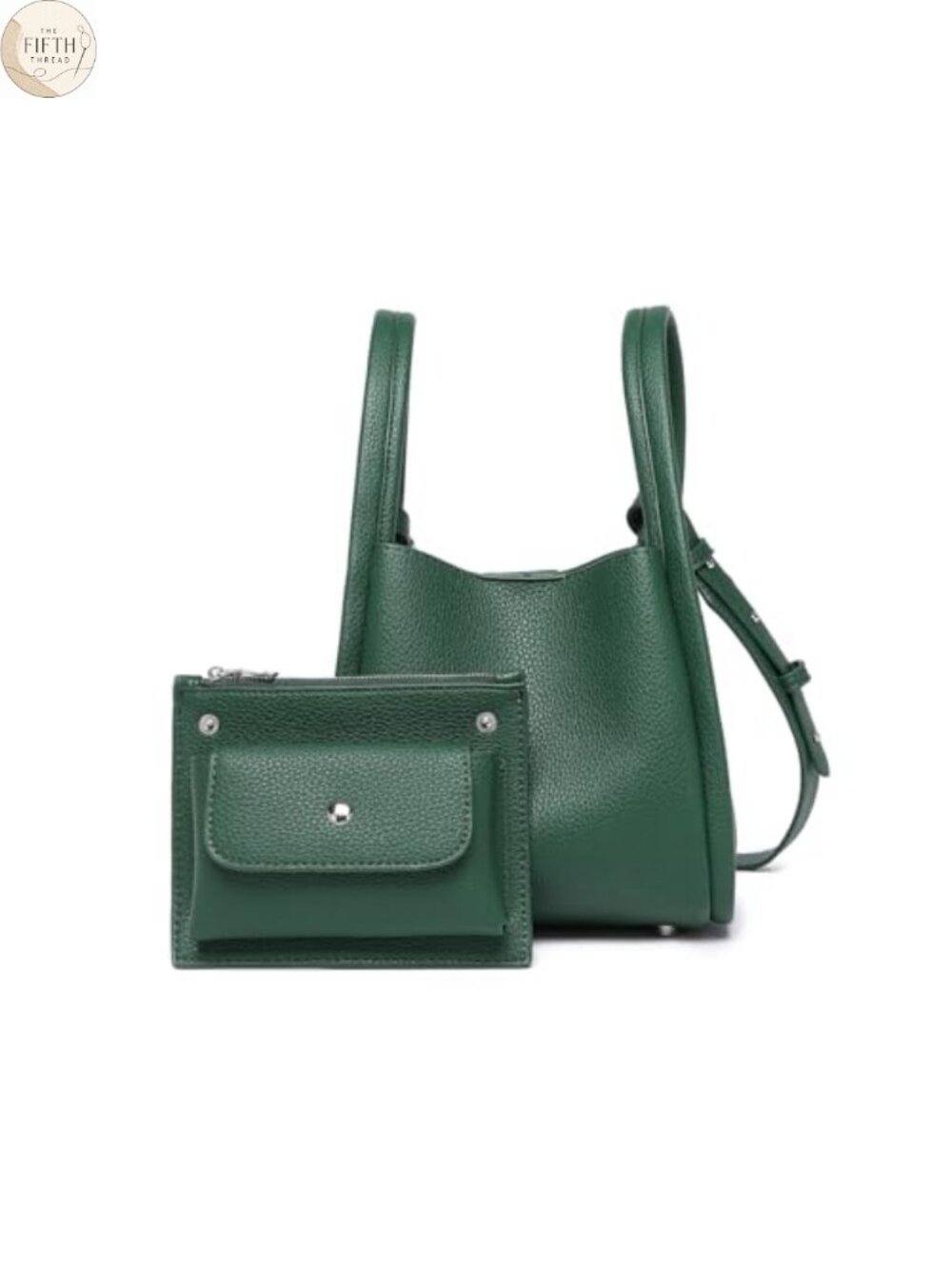 Mini PU Faux Leather Bucket Bag Crossbody Purse Magnetic Closure